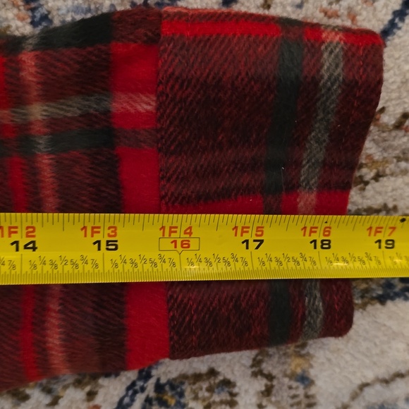 A.N.A BRAND WOMEN'S PLUS SIZE RED PLAID FRONT BUTTON JACKET COAT SIZE 0X - Picture 8 of 16